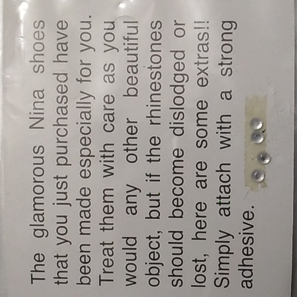 Nina high heel shoes, Size 6 1/2, Silver - Picture 5 of 5